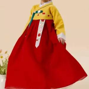 여아 한복 원피스 어린이 한복 3호 명절 어린이집 유치원
