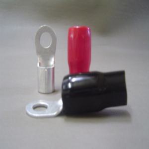 0게이지 주석도금(순동)링단자 레드 블랙(택1) 내경8mm 내경10mm/2게이지 주석도금링단자 품질우수 국내산