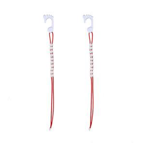 플라팜 원스톱 양말걸이, 레드, 2개