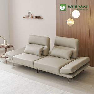 알레 3.5인용 스윙 실리콘 가죽 소파