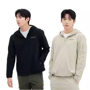 갤러리아 [25S] 디스커버리 남성 기능성 소재 반집업 후드티셔츠 DMHD37051