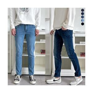 남자 사계절 빅사이즈 일자핏 스판 청바지 I5PC054