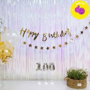 홀로그램 은박커텐 파티커텐 크리스마스 브라이덜샤워 돌잔치 백일잔치 생일잔치