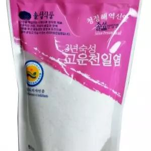 3년 숙성 고운 천일염450g x 2개/답례품/국산/천일염/제설용/소금/계란/식용/눈꽃/고기/김장/조미/김치