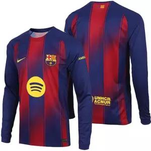 HJ4611-456 FC 바르셀로나 2025 26 스타디움 긴팔 홈 저지 유니폼