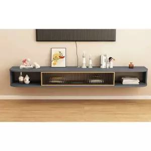 벽걸이 티비 선반 정리함 인테리어 티비선반 화이트 원목