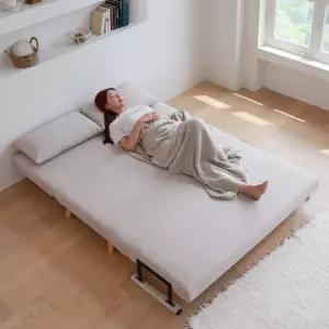 세인트블랑 벨라 갤럭시 2인 패브릭 원룸 소파베드 매트리스 간이 접이식 침대 sk