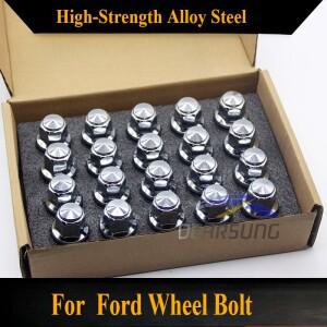 포드 호환 포커스 몬데오 엣지 익스플로러 레인저 타이어 휠 러그 너트 캡 볼트 호환 슬리브