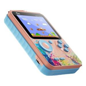 레트로 오락실 휴대용 미니 스카이블루 고전 게임기 1인용