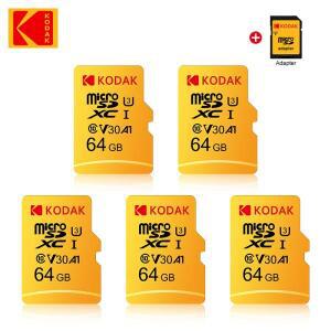 5pcs Kodak 메모리 카드 64GB 고속 마이크로 SD 32GB 클래스 10 cartao de memoria 128gb 스마트 폰용 미니