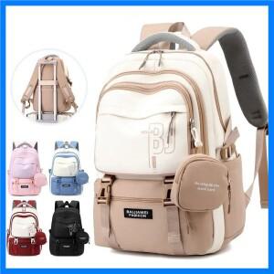 BAIJIAWEI 여자 방수 학교 가방 10 대 소녀를위한 지갑 어린이 배낭 schoolbag 인쇄 어린이 학교 배낭