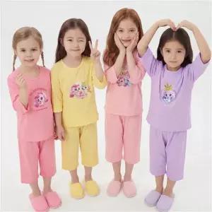 캐치티니핑 프린세스 하츄핑 다이아나핑 7부 상하세트 에어리 쿨터치 홈웨어 실내복 아동