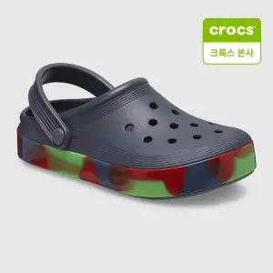 [크록스][크록스 본사] 오프 코트 글로우 밴드 클로그 키즈 209715-4NW