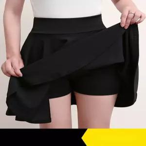 라인댄스 플레어 스커트 속바지 빅사이즈 방송댄스 줌바복 에어로빅