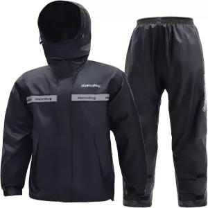 모터사이클 낚시 방수 기능 스포츠를 남성 위한 반사 야외 레인슈트 남녀용 샤모펑