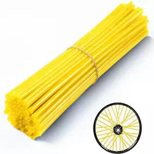 JZY 유니버설 스킨 트림 랩 스포크 72Pcs 커버 - 림 바이크 휠체어 장식 자전거 8-21인치 더트 오토바이