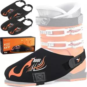 Yncotte 스키 부츠 따뜻하게 유지하는 네오프렌 발을 방수 커버 액세서리용 건조하고 장갑 2쌍 선물