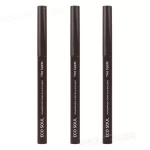 더샘 에.코 소울 파워프루프 초슬림 아이라이너 BK02 애쉬 블랙 3개