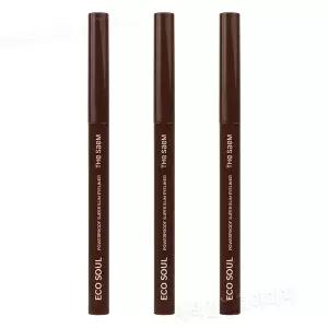더샘 에.코 소울 파워프루프 초슬림 아이라이너 BR05 초코 브라운 3개