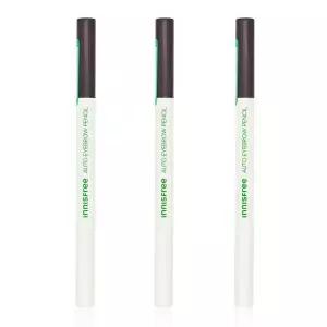 [이니스프리] 이니스프리 납작 아이브로우 펜슬 0.3g 5호 깊은 밤 에스프레소 브라운 3개