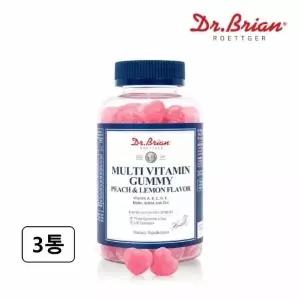 성인비타민젤리 씹어먹는 젤리형 멀티비타민 구미 어린이 유아 키즈 청소년 비타민 100구미 x 3통