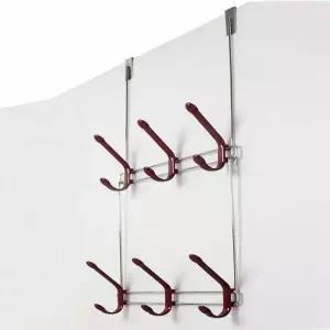 키친아트 XZB362W4 도어훅 방문 옷걸이 후크 행거 자바라 2단