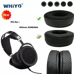 Hifiman SUNDARA 헤드셋 부품 가죽 쿠션 벨벳 귀마개 헤드셋 슬리브 용 새 업그레이드 교체 용 이어 패드
