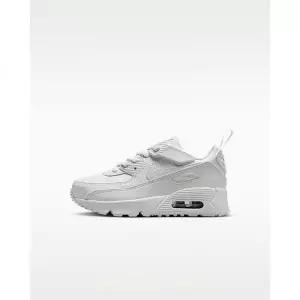 나이키 에어맥스 90 이지온 리틀키즈 신발 - 화이트/메탈릭 실버/화이트 - IH1417-133