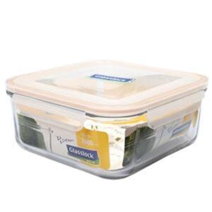 밀폐용기 반찬통 2 글라스락 반찬용기 그릇 사각밀폐용기 4호 삼광 사각 유리밀폐용기