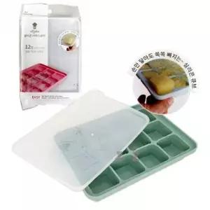 얼음틀 실리콘 사각 아이스큐브 12구 트레이