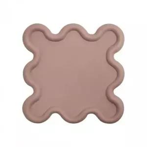 실리콘 코스터 컵받침 티코스터 웨이브형 받침대