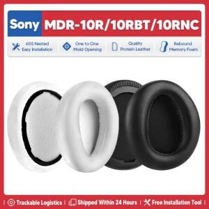 [호환품]교체 단백질 가죽 Earpads 귀 패드 쿠션 Muffs 소니호환 MDR-10RBT 헤드폰 헤드셋 수리 부품