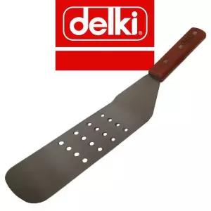 델키 우든손잡이 타공 사각스페치 뒤집개