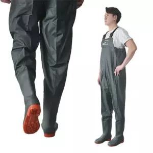 안전우의 슈마켓 PVC 가슴장화 280mm