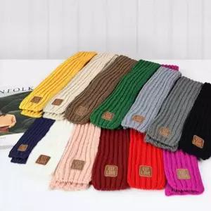 겨울 니트 목도리 데일리 심플 베이직 컬러 무지 머플러 남녀공용