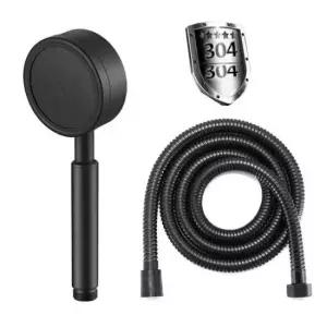 [반려] 올스텐블랙 절수 수압상승 샤워기 헤드 샤워 호스 set