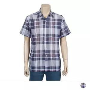 체크 반팔 정장 신상 남자셔츠 단가라 오버핏 데일리