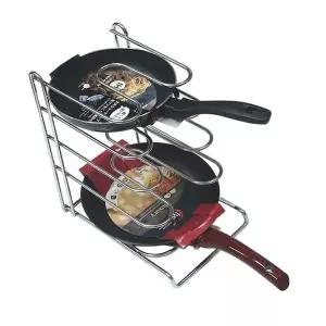 후라이팬 수납 거치대 5단 주방 정리대 프라이팬 정리함