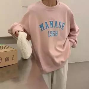 [의류] 레터링 오버핏 탄탄한 레이어드 맨투맨