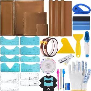 쿼코젠 히트 프레스 베개 번들 도구 키트에는 4개의 이송 매트 3팩 테플론 시트가 포함되어 있습니다.