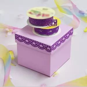 장식 롤 테이프 퍼플 다꾸스티커 감성스티커 예쁜스티커 디자인스티커