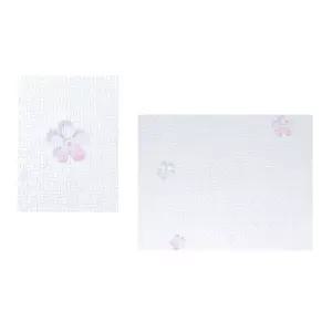 실크벽지 2.5M 로제 입체꽃화이트 셀프인테리어 부분도배 결로방지단열재 접착식