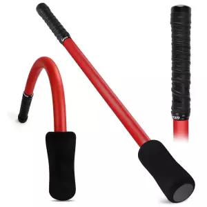 MIKOSI 골프 그립 트레이너, EVA 폼 골프 스윙 트레이너 워밍업 스틱, 근력 그립 템포 및 유연성 훈련용,