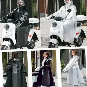 전동 스쿠터 우비 라이딩 바이크 킥보드 오토바이 우비 일체형 레인코트 비오는날 자전거 휴대용 여성 남성