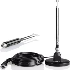 스테레오 수신기용 CHHLIUT FM 안테나 ？ 마그네틱 베이스 16피트 동축 케이블 접이식 홈 시어터 시스템용