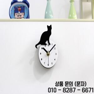 냉장고용 3D 마그네틱 스티커 주방용 벽시계 창의적이고 귀여운 장난꾸러기 새끼 고양이 패션