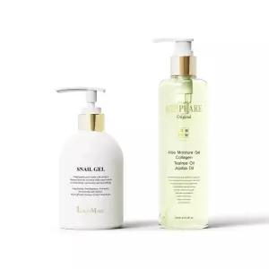 [락토모아] 케스피어 알로에젤 300ml + 스네일젤 300ml 세트