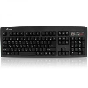 QSENN SEM-DT35 NEW 블랙 PS2 유선 키보드