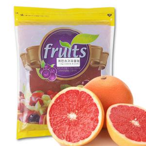 원당 자몽청 1.5kg(1봉) 대용량 리필팩 /비정제원당 수제과일청