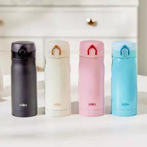 클리나 보온보냉 원터치 텀블러 보온병 350ml/500ml 2개